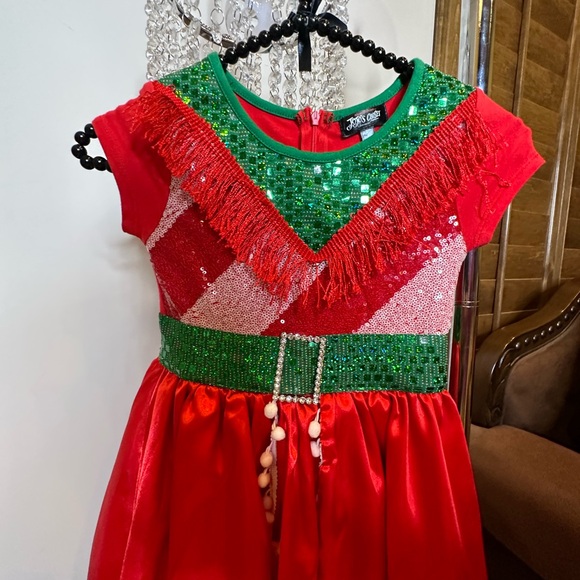 JOJO’S CLOSET CHRISTMAS DRESS - Picture 4 of 8